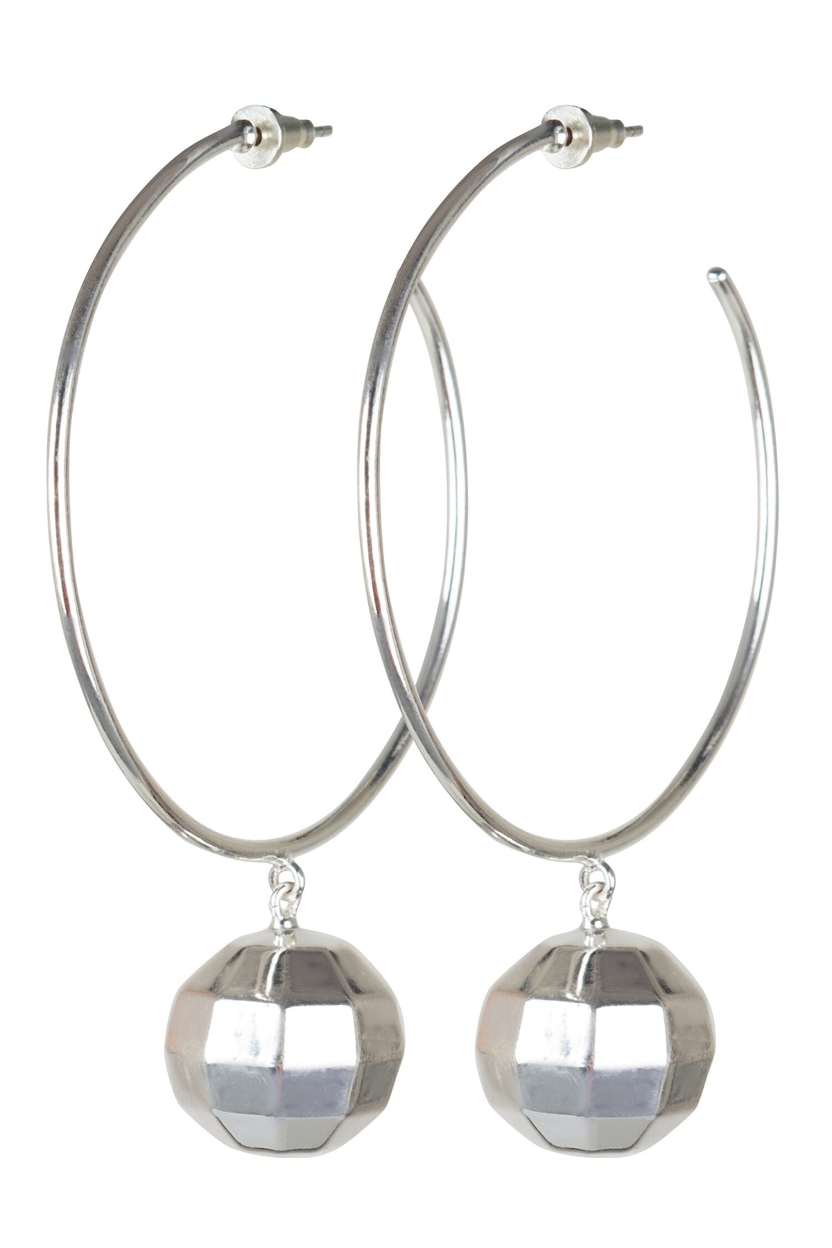 Disco Ball Textured Pattern Hoops 