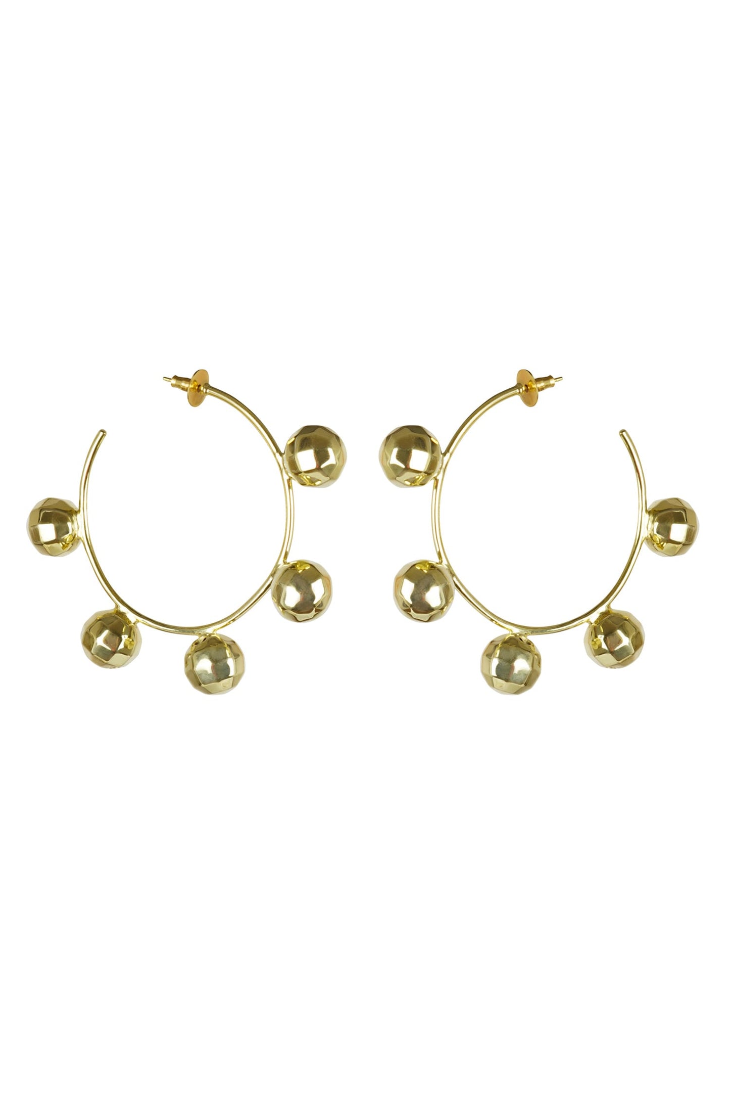 Disco Ball Textured Hoops 