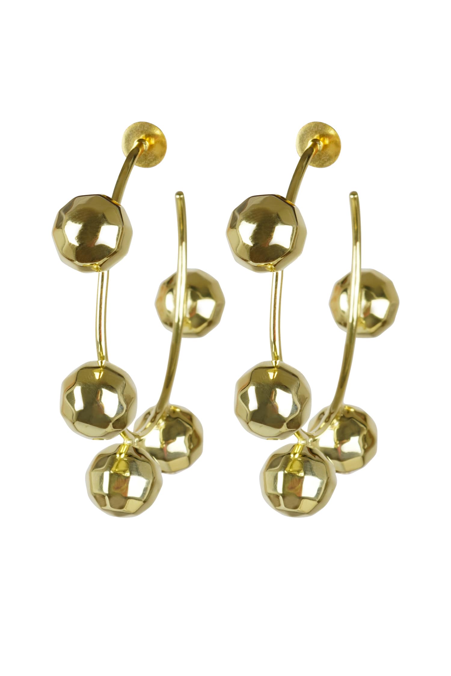 Disco Ball Textured Hoops 