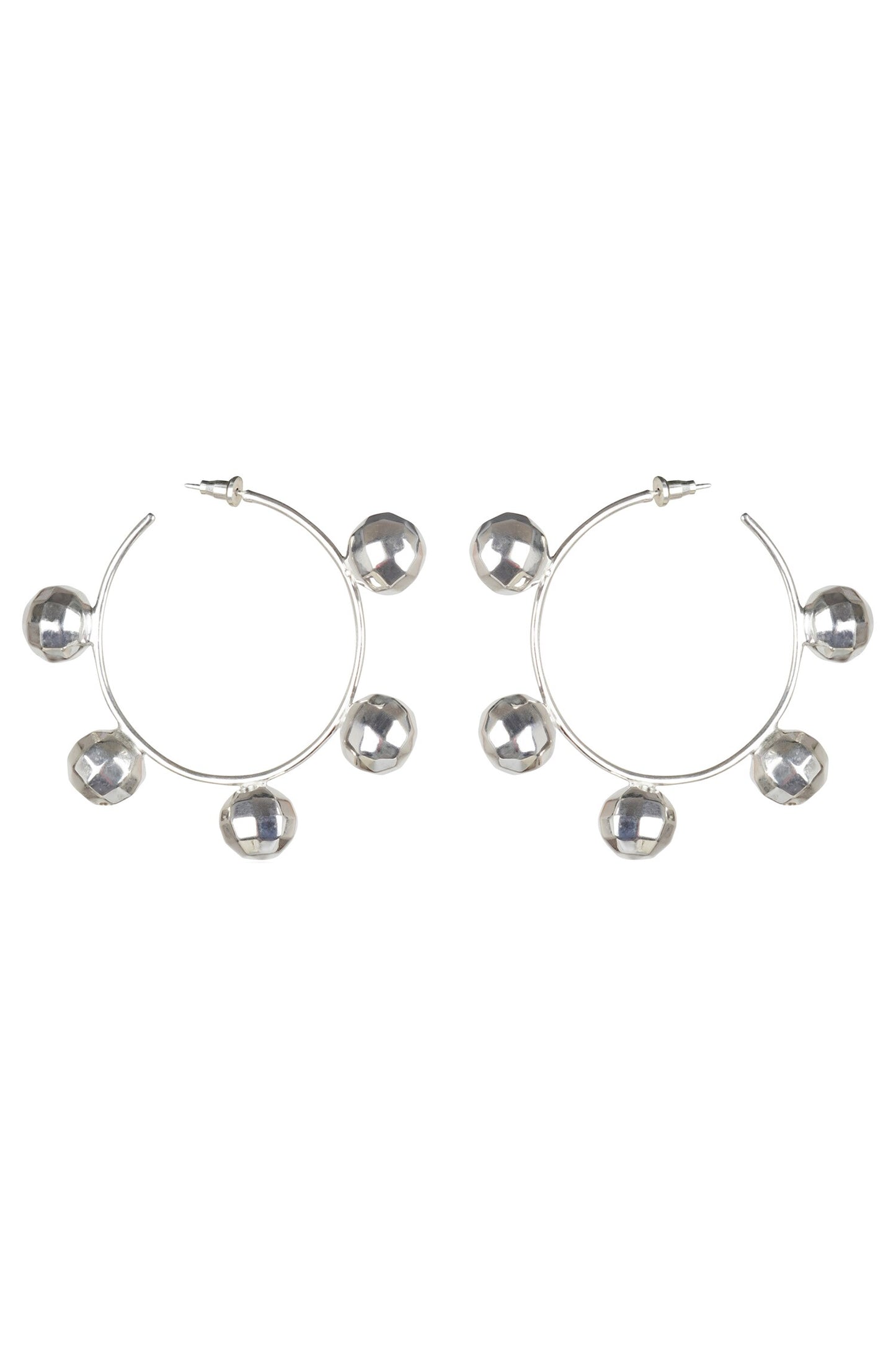 Disco Ball Textured Pattern Hoops 