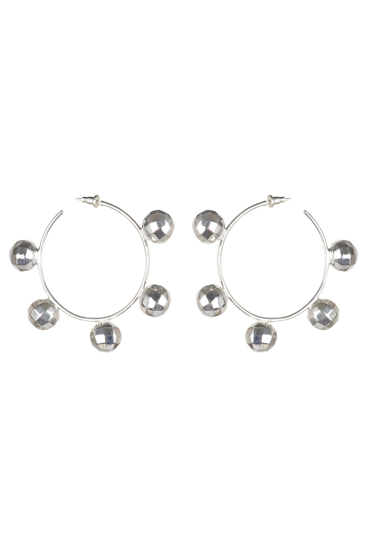 Disco Ball Textured Pattern Hoops 