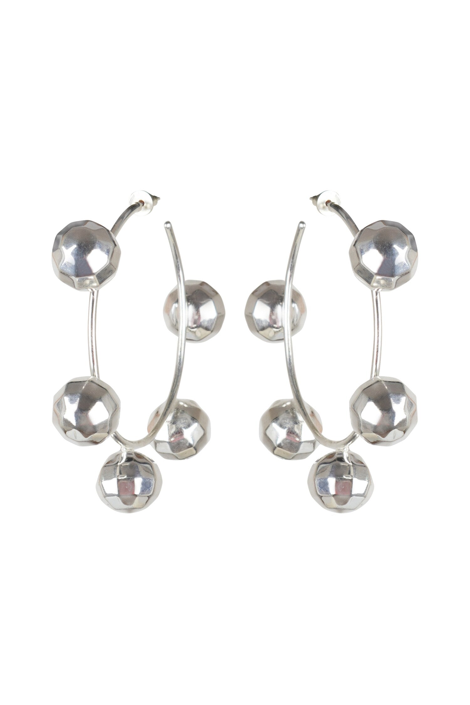 Disco Ball Textured Pattern Hoops 