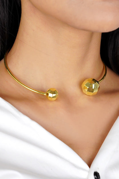 Disco Ball Textured Choker 