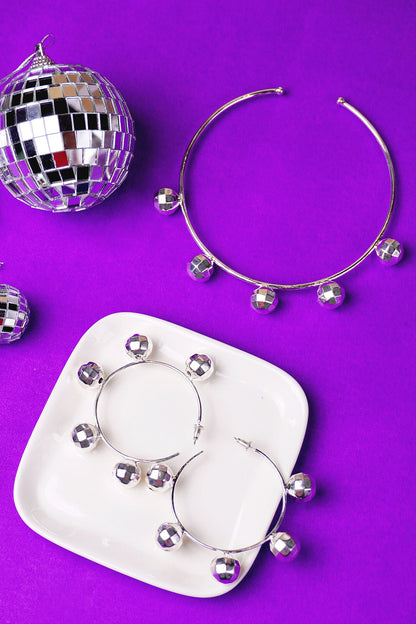 Disco Ball Textured Choker 