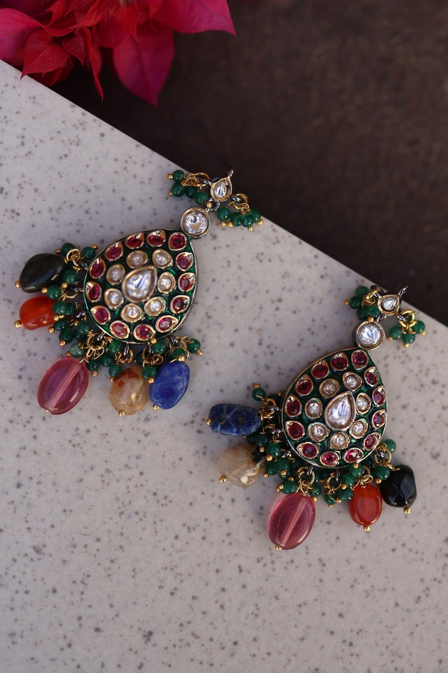 Polki Embellished Earrings 