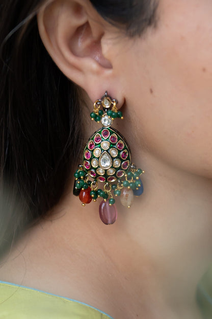 Polki Embellished Earrings 