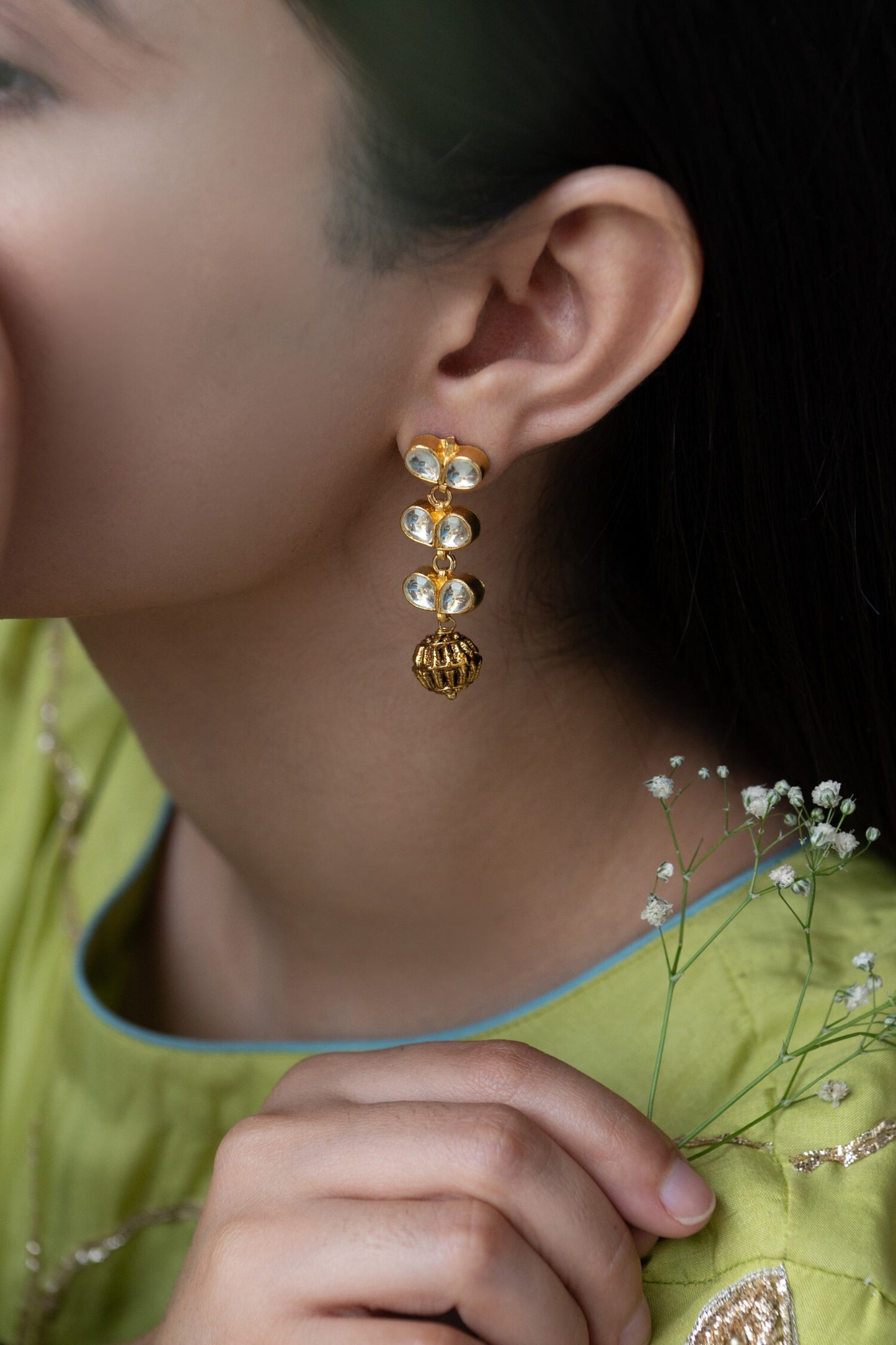 Kundan Embellished Earrings 