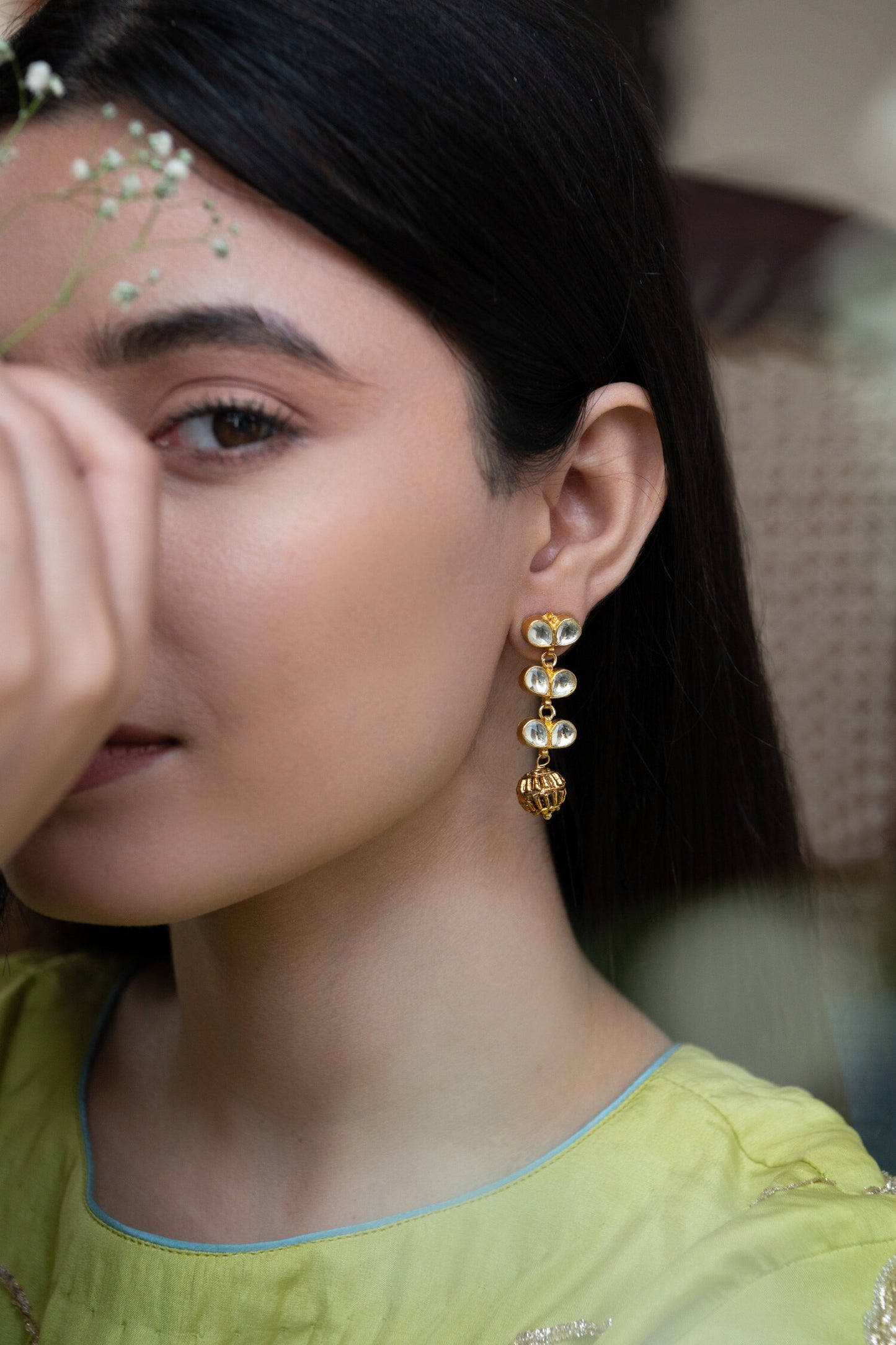 Kundan Embellished Earrings 