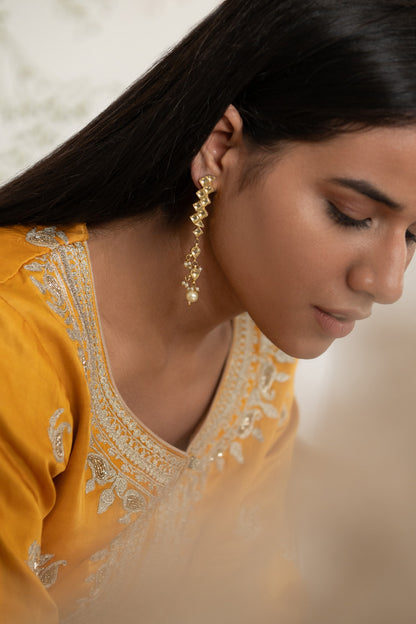Kundan Stone Encrusted Earrings 