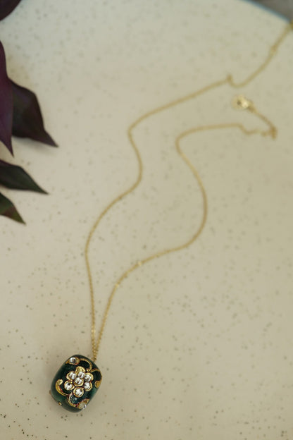 Natural Stone Pendant Necklace 
