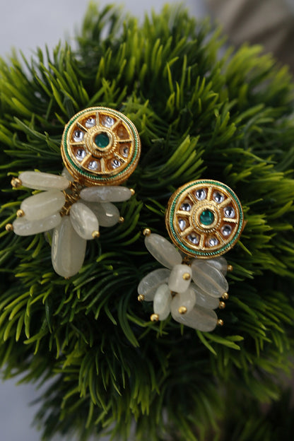 Kundan Embellished Dangler Earrings 