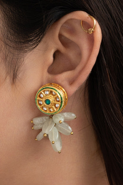 Kundan Embellished Dangler Earrings 