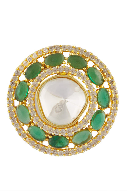 Embellished Circular Stud Earrings 