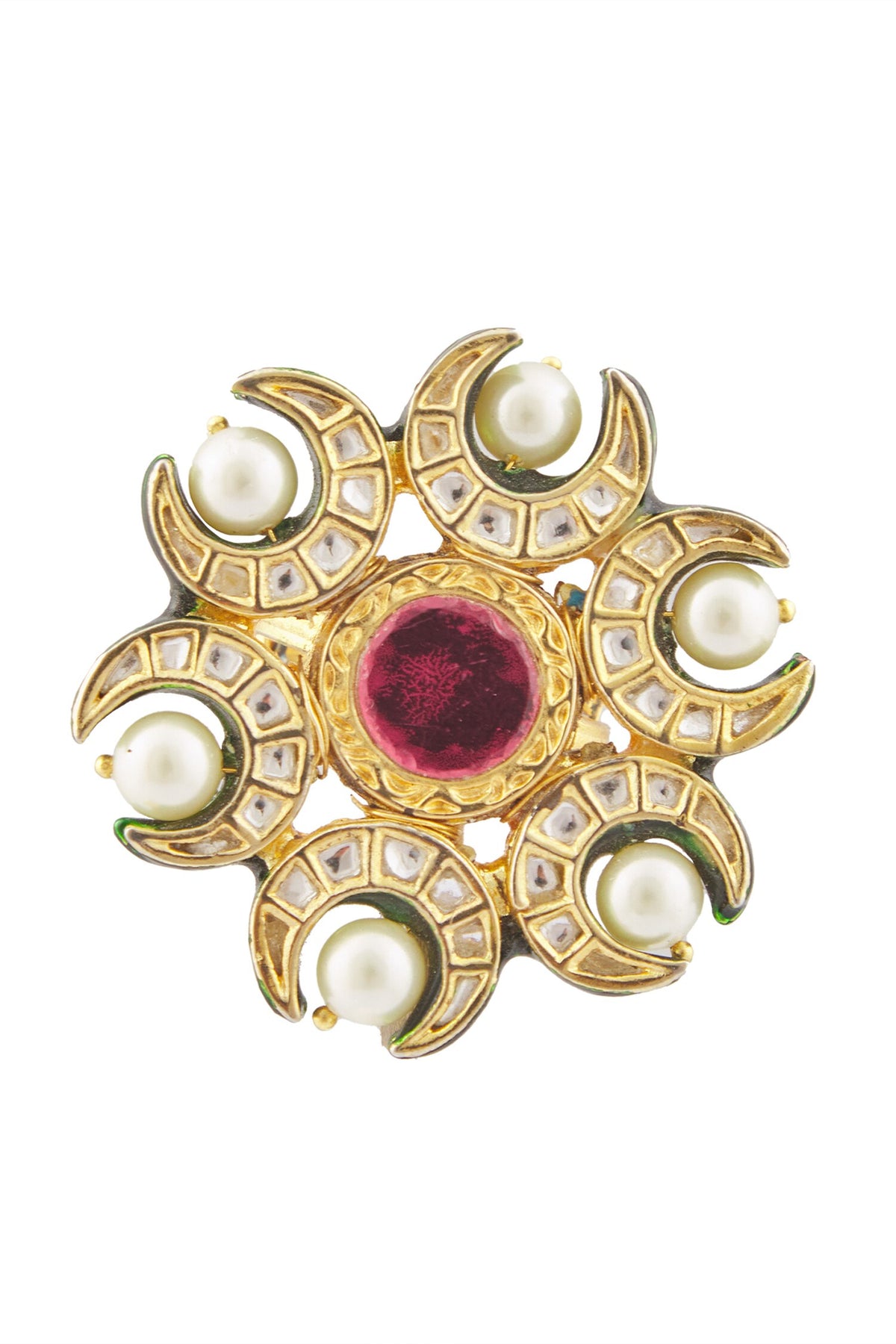 Semi-Precious Stones Embellished Ring 