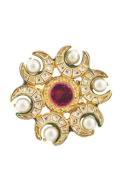 Semi-Precious Stones Embellished Ring 