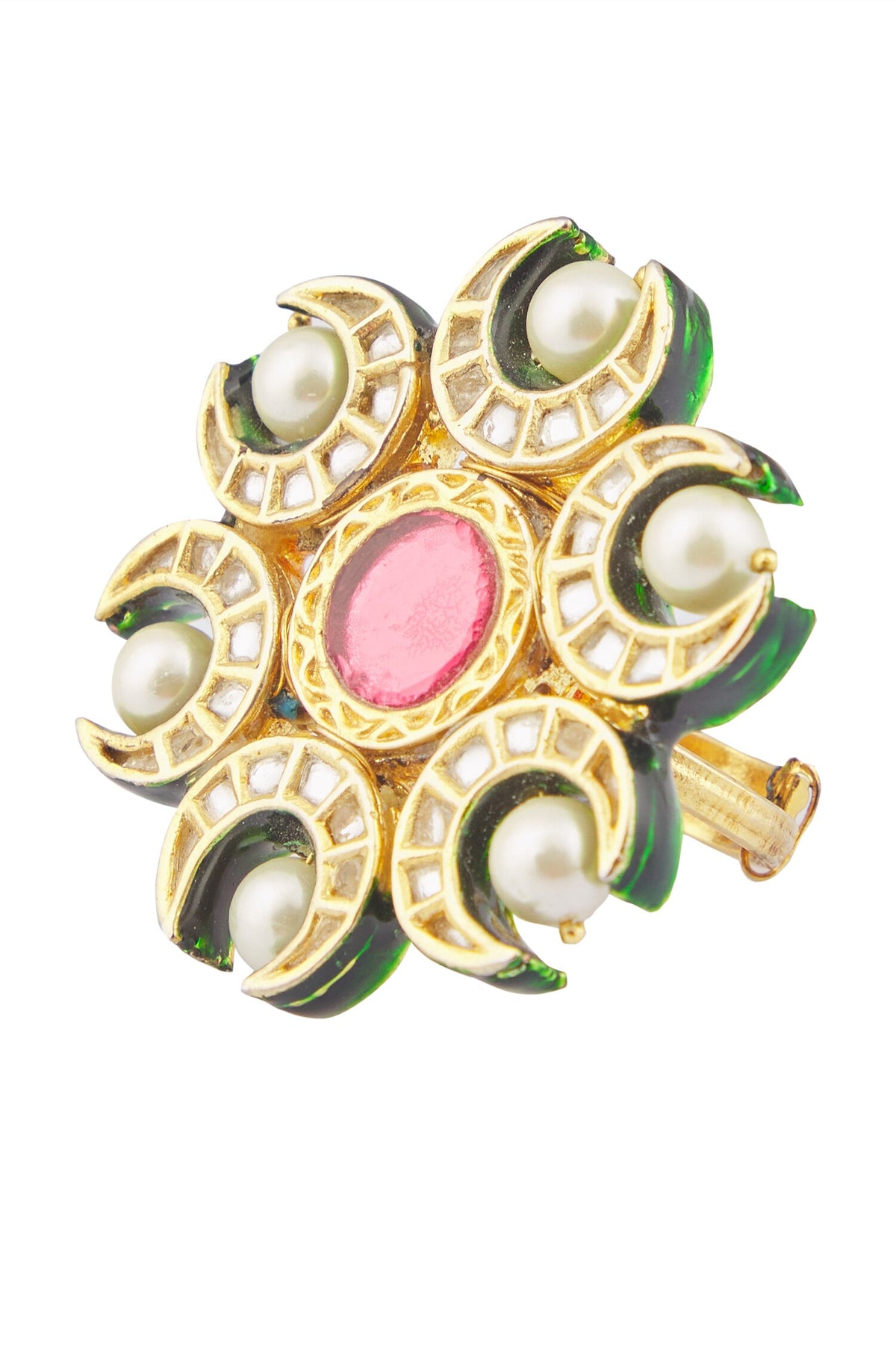 Semi-Precious Stones Embellished Ring 