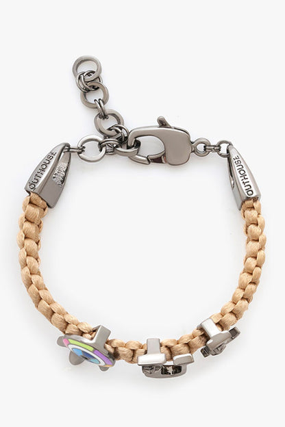 Love Links Enamelled Initial Bracelet 