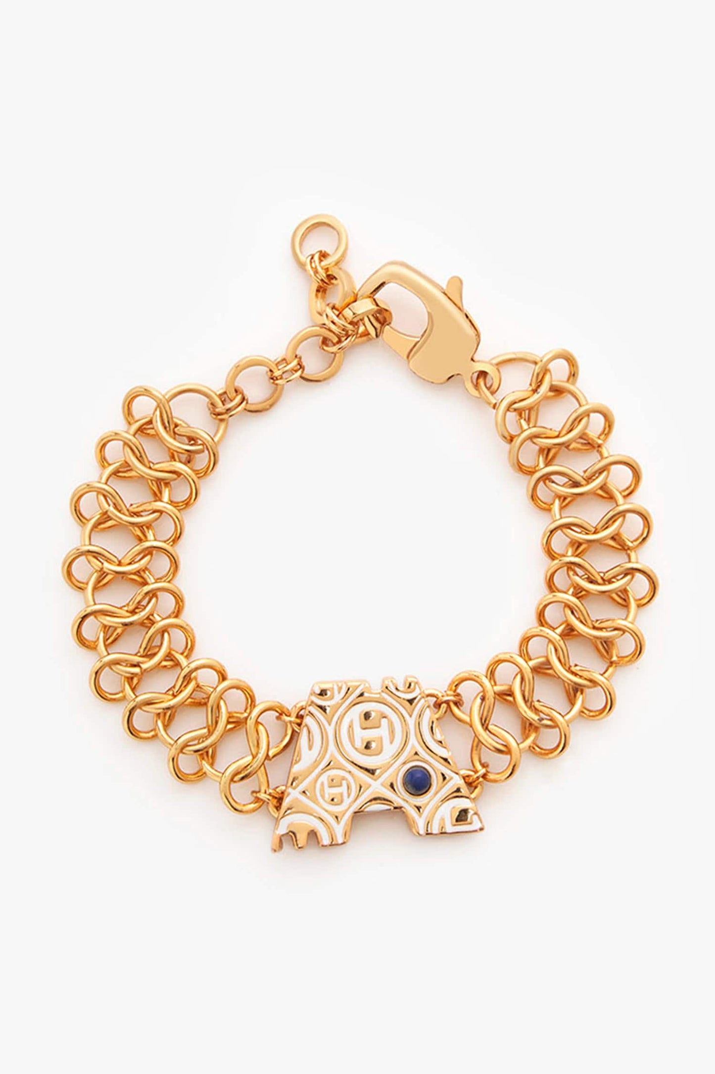 OH Dopamine Initial Enamelled Bond Bracelet 
