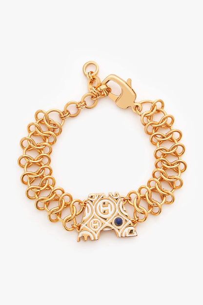 OH Dopamine Initial Enamelled Bond Bracelet 