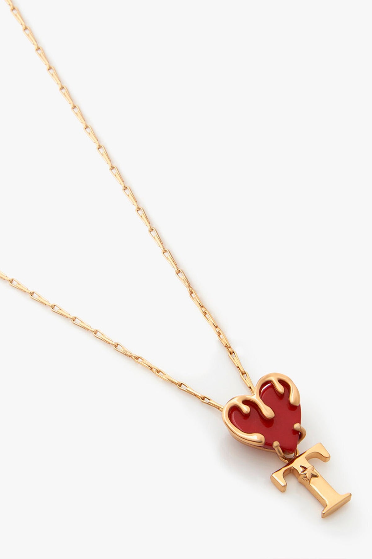 Bisou Love Links Initial Pendant Necklace 
