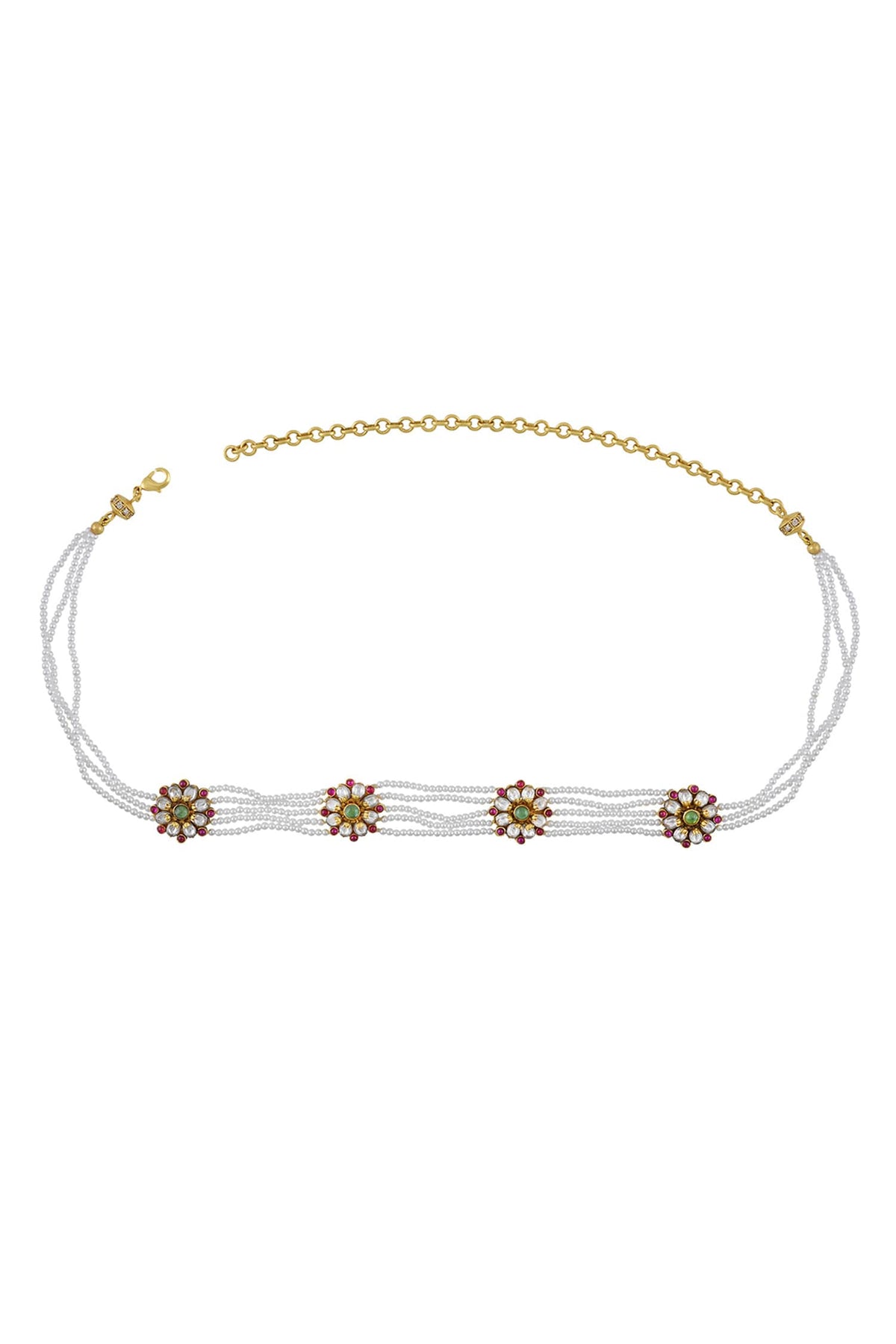 Lipika Embellished Floral Sheeshphool 