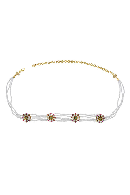 Lipika Embellished Floral Sheeshphool 