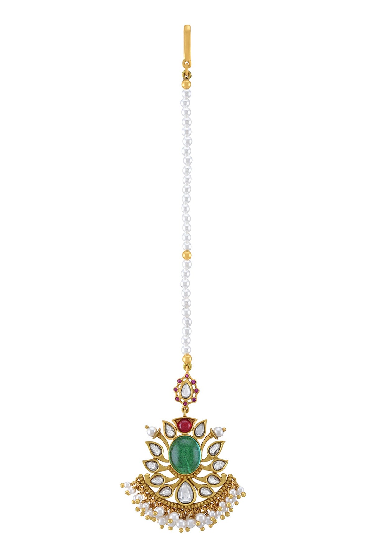 Uma Pearl Embellished Maangtikka 