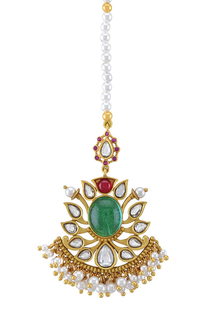 Uma Pearl Embellished Maangtikka 
