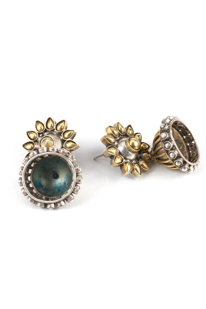 Dainty Petal Dome Jhumkas 