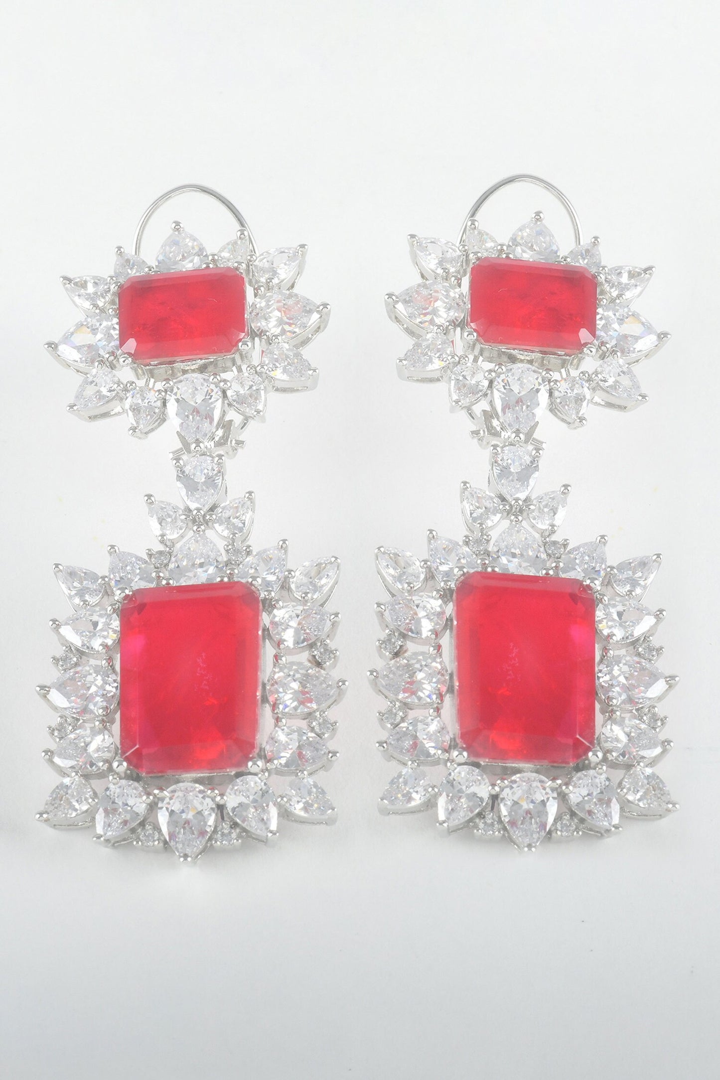 Ruby Dutch Royal Dangler Earrings 
