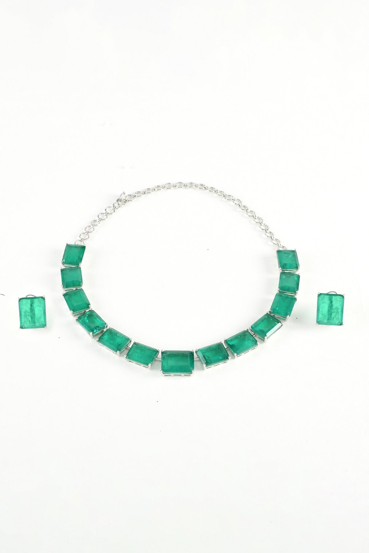 Magnificent Embellished Necklace Set 