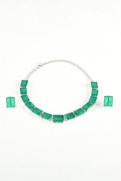 Magnificent Embellished Necklace Set 