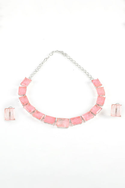 Magnificent Stone Studded Necklace Set 