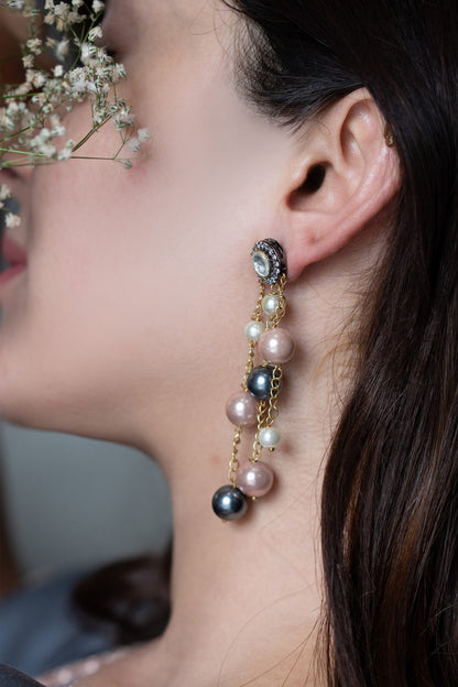 Polki & Pearl Embellished Earrings 
