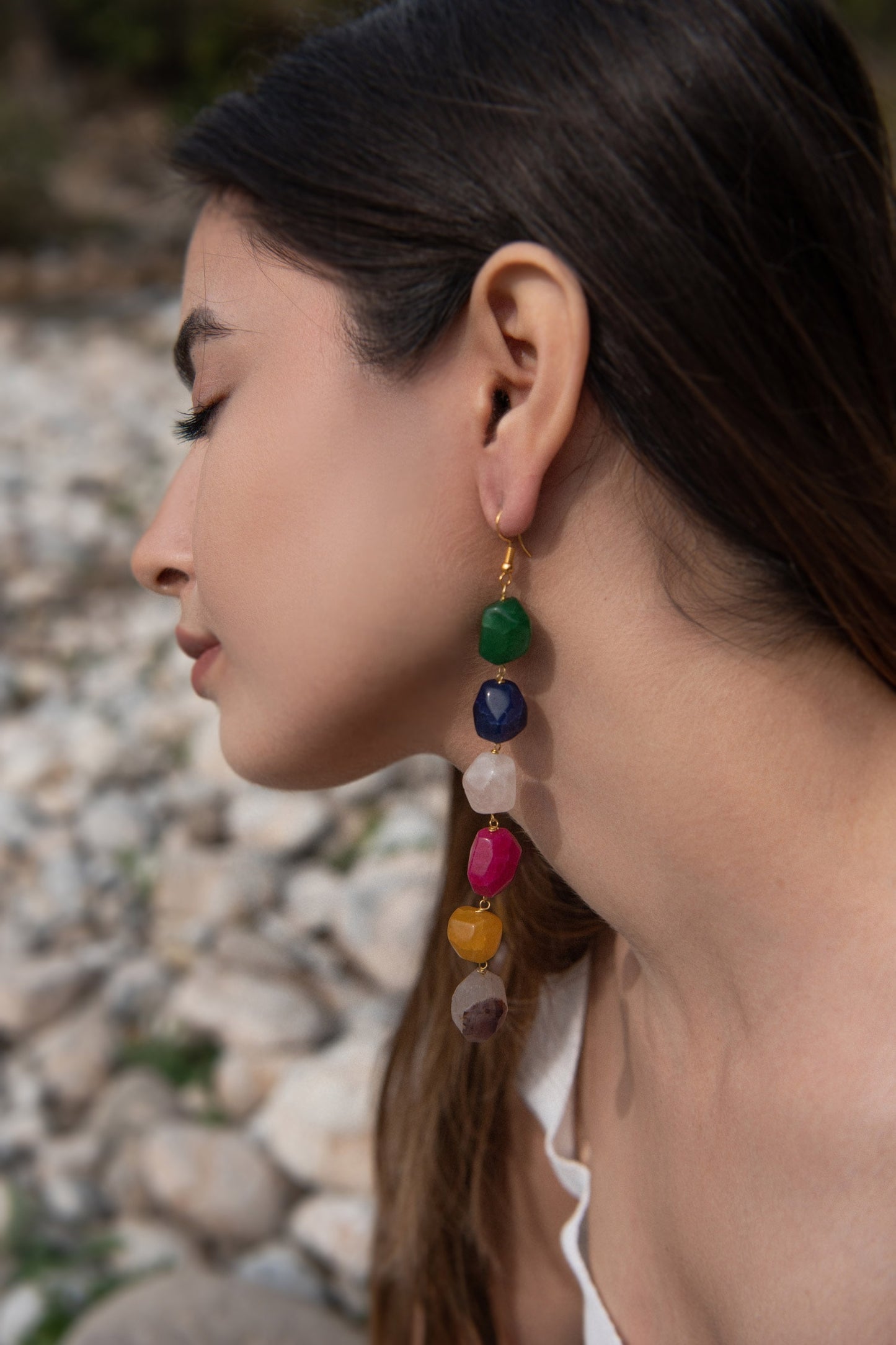 Stone Embellished Danglers 