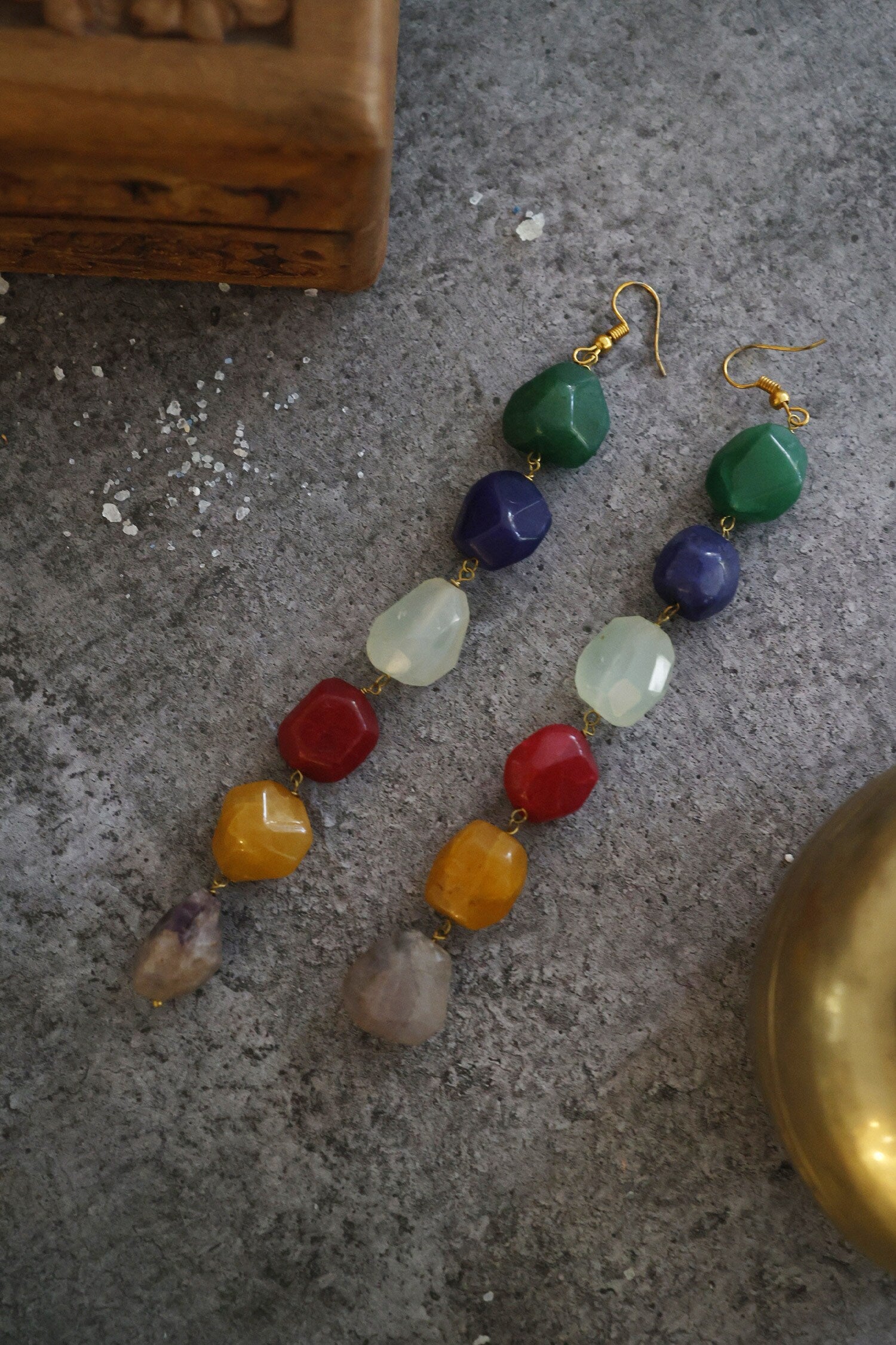 Stone Embellished Danglers 
