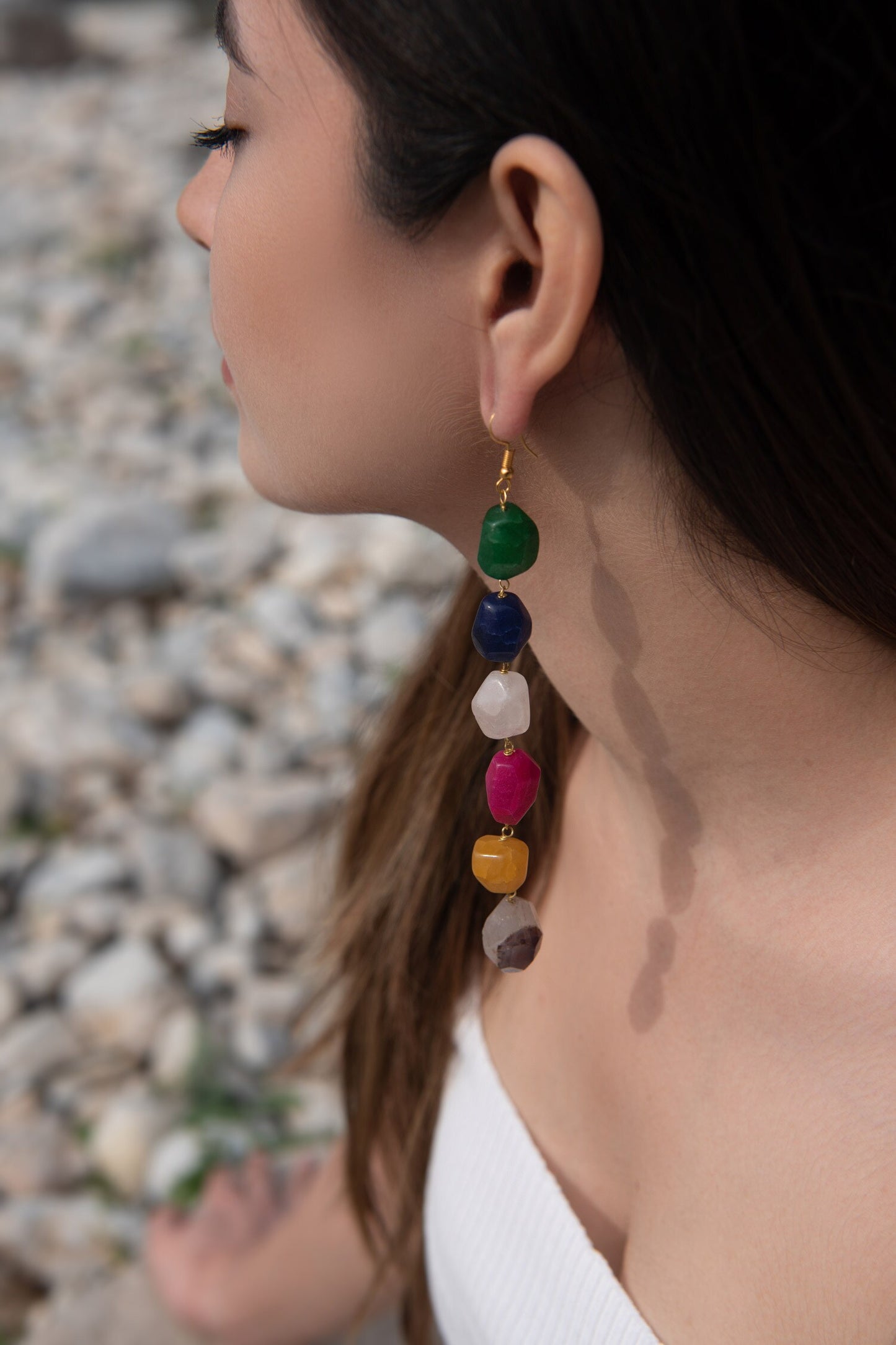 Stone Embellished Danglers 