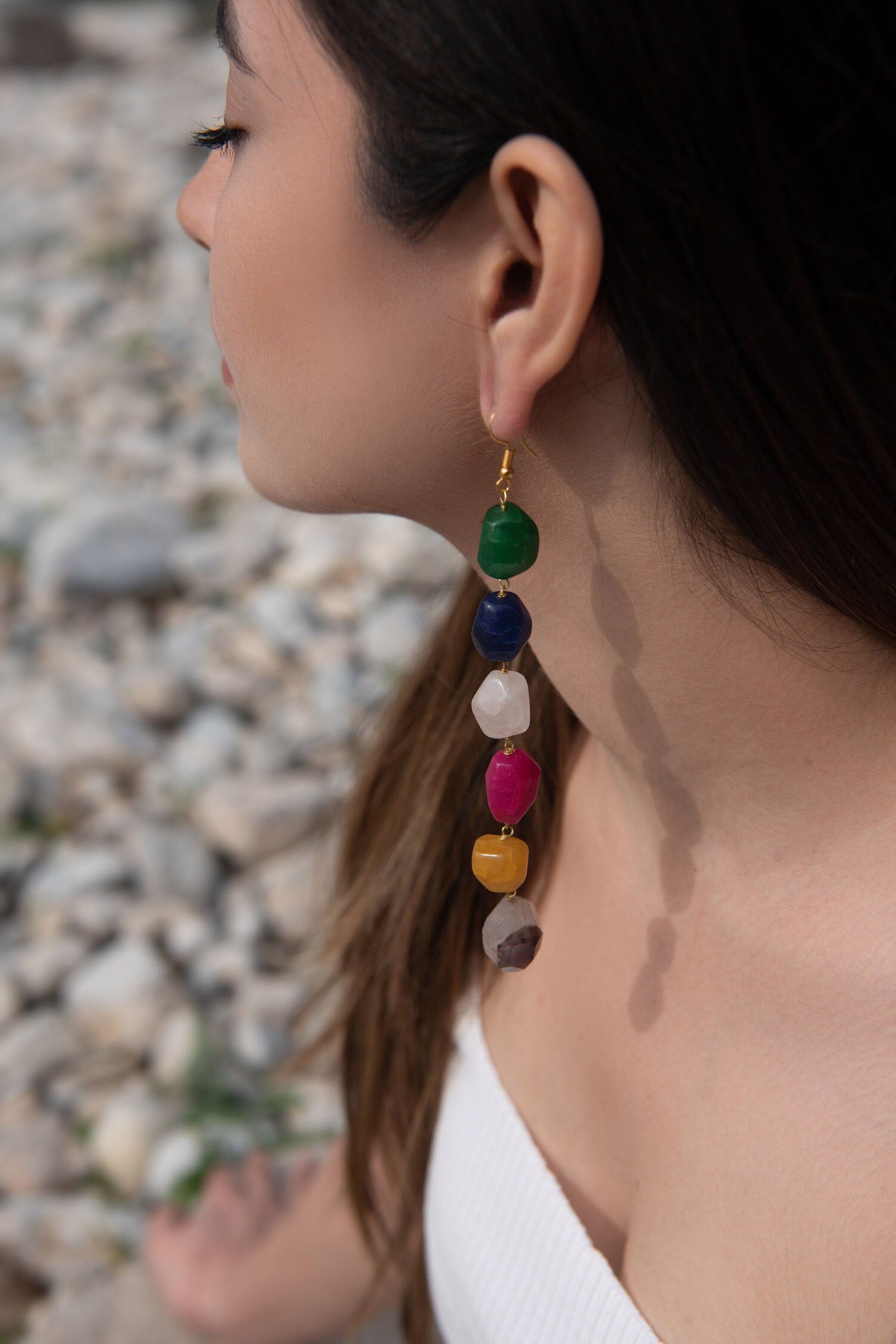 Stone Embellished Danglers 