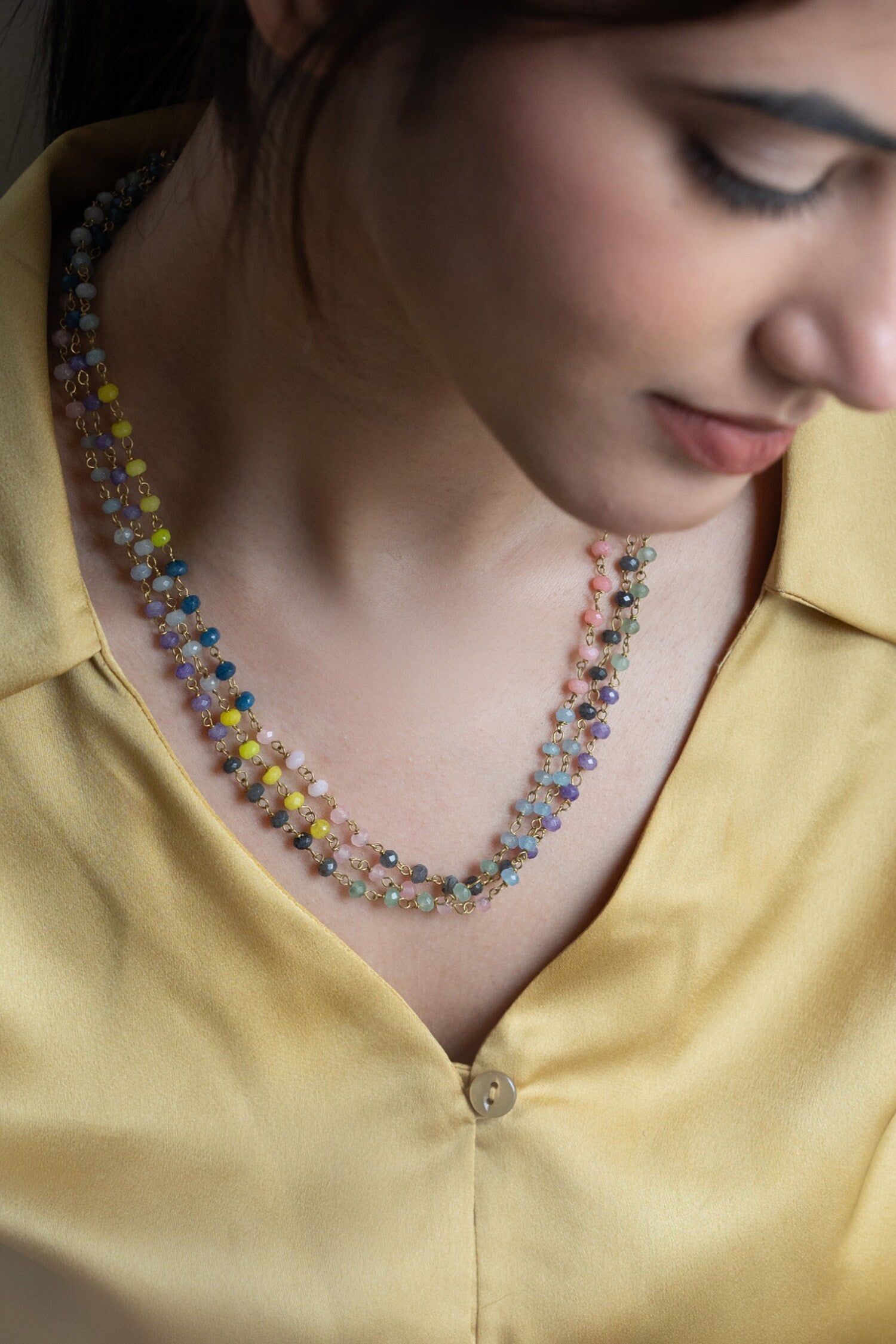 Layered Onyx Necklace 