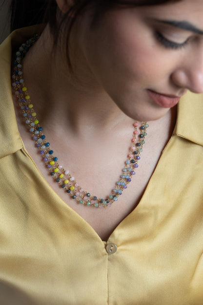 Layered Onyx Necklace 