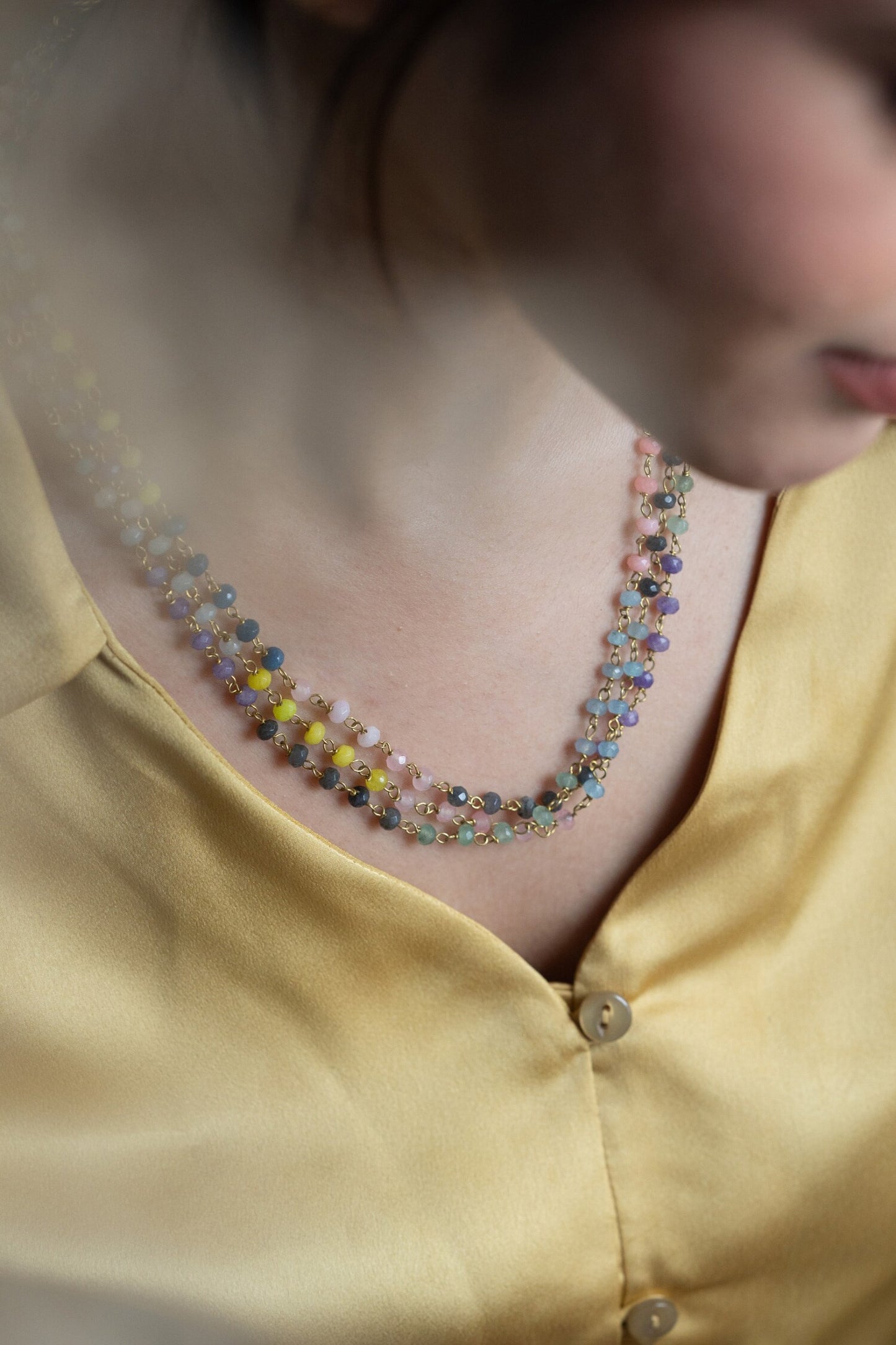 Layered Onyx Necklace 