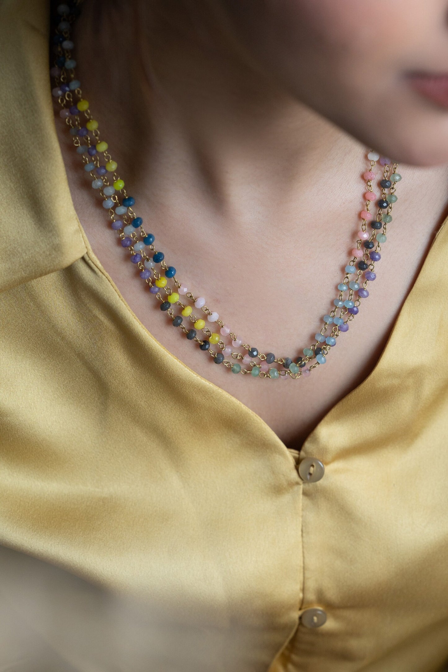 Layered Onyx Necklace 