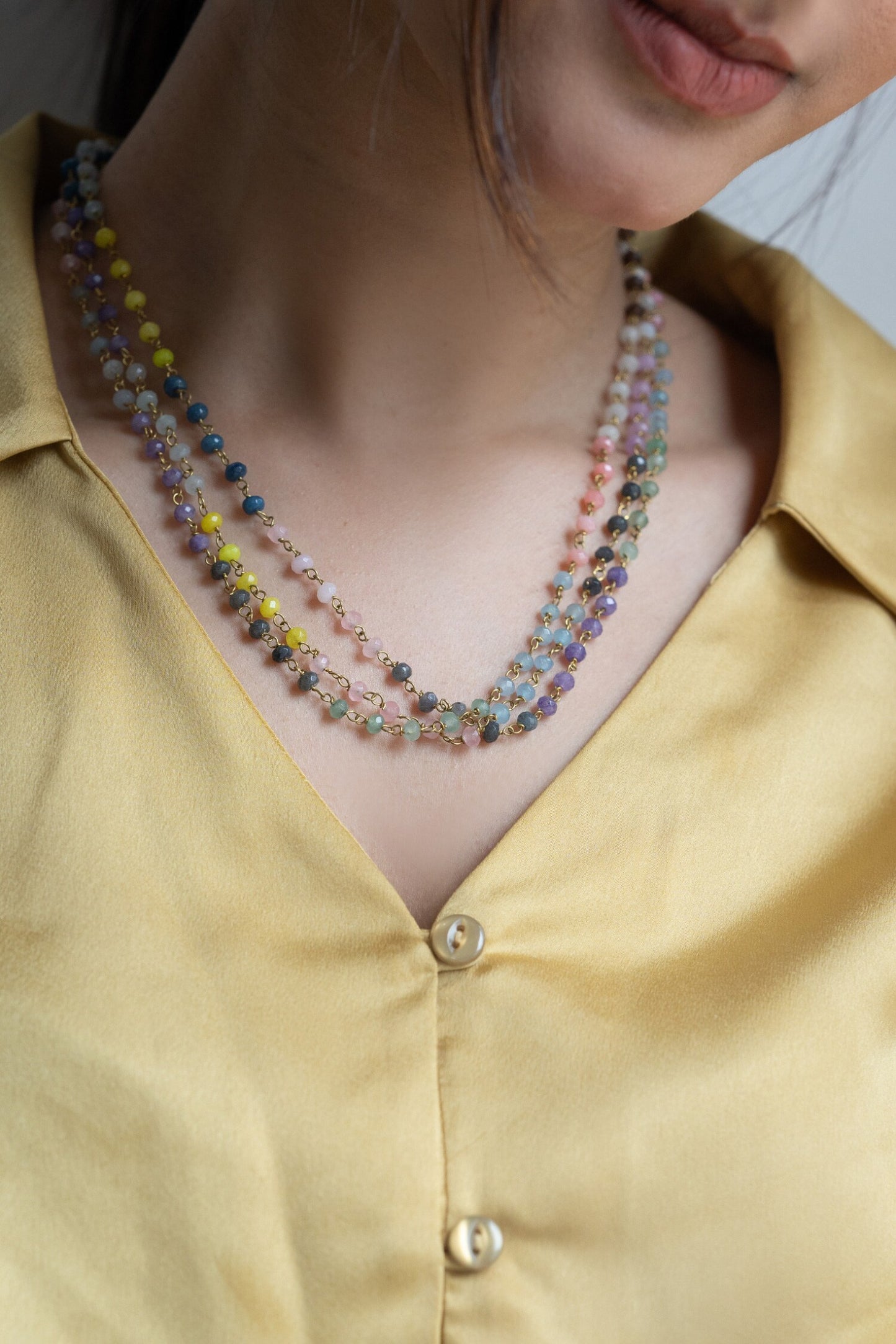 Layered Onyx Necklace 