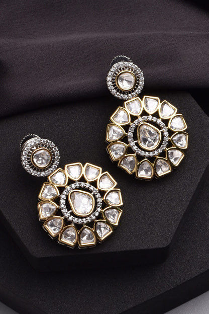 Lisa Trellis Polki Earrings 