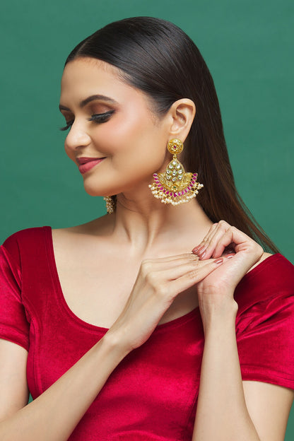 Floral Carved Earrings 