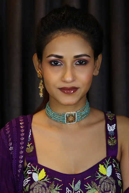 Bead Studded Choker 