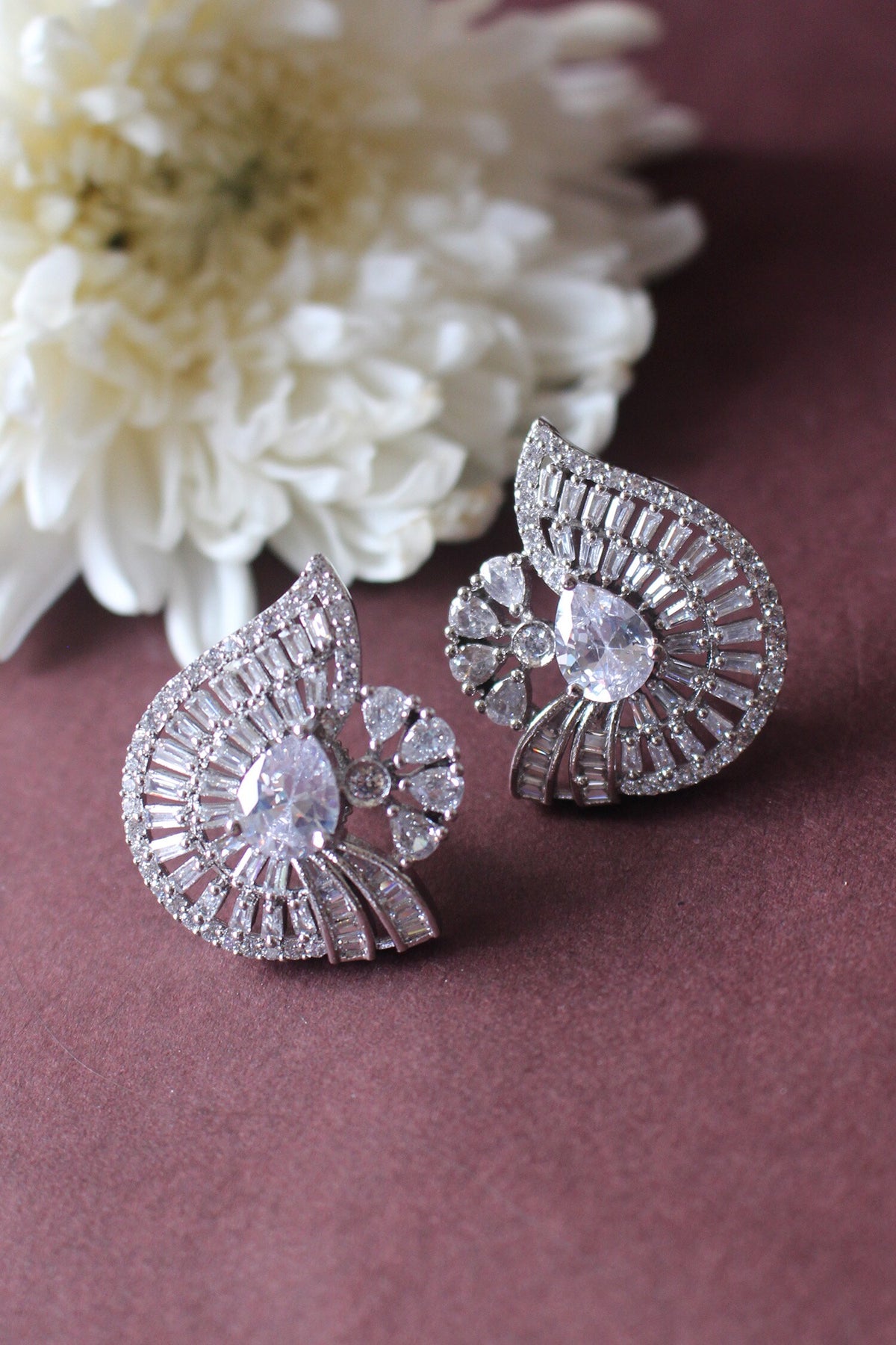 Eargsmic Solitude Faux Diamond Studs 