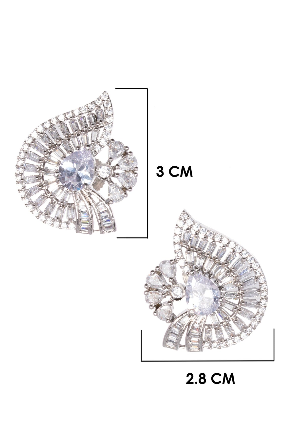 Eargsmic Solitude Faux Diamond Studs 