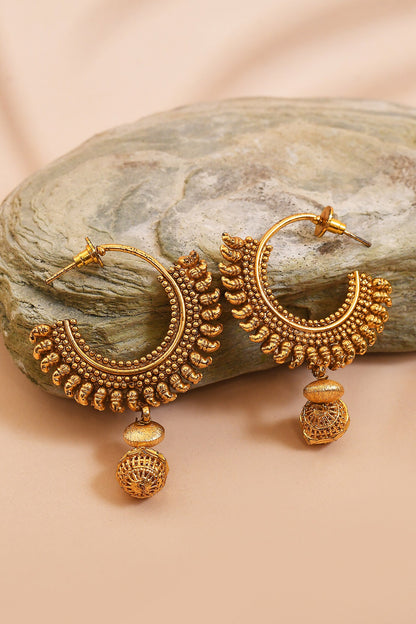 Paisley Carved Earrings 