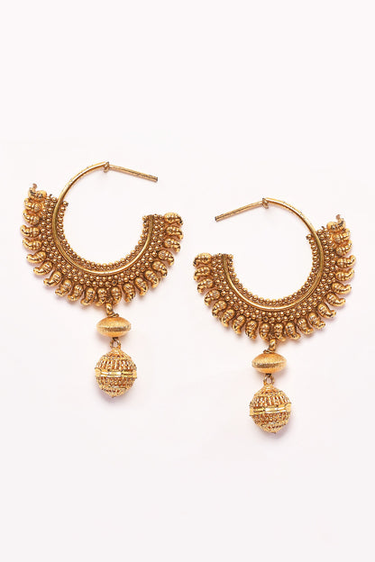 Paisley Carved Earrings 